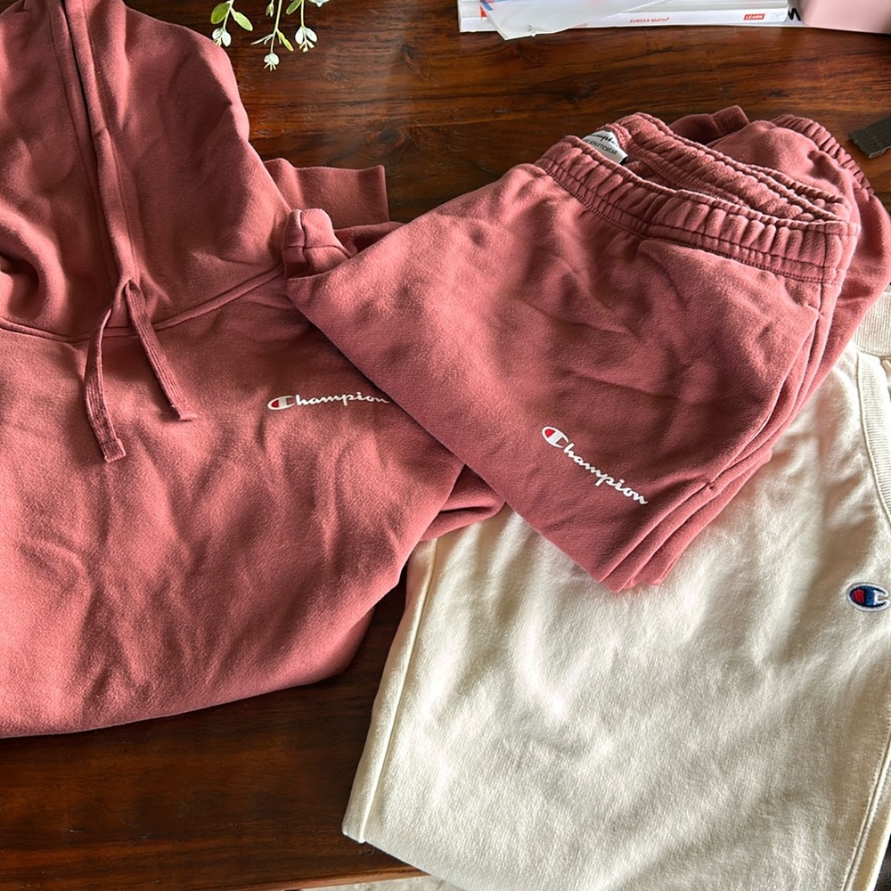 Champion sweat suit size large